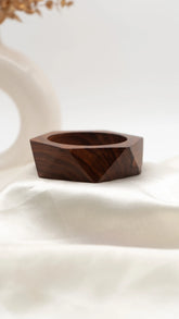 The Geometry Wooden Bangle